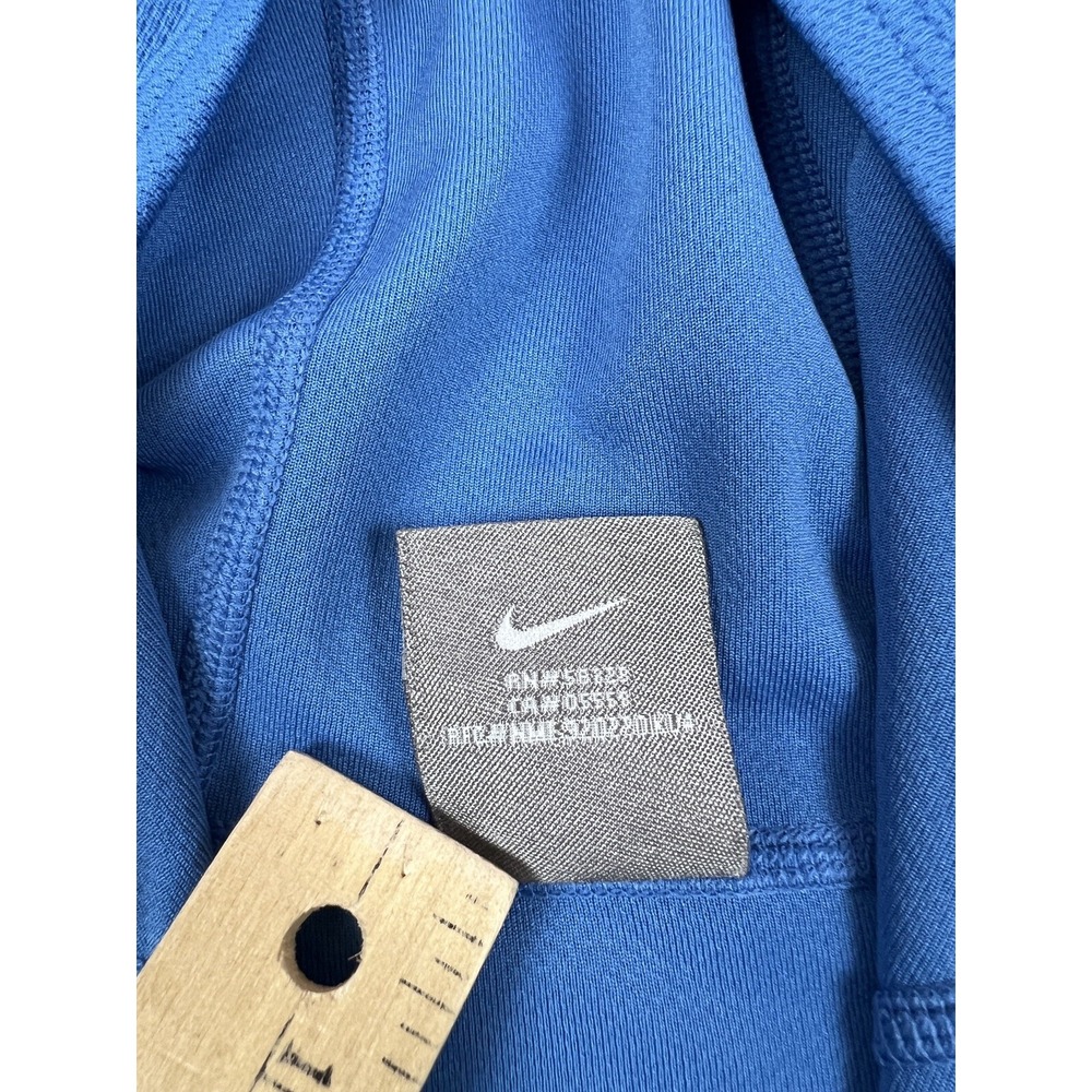 Nike Hoodie Women XS Blue Half Zip Pullover Athletic Long Sleeve Side Stripe - Picture 11 of 12